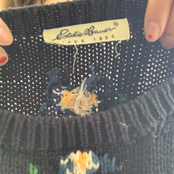 Vintage Eddie Bauer Chunky Knit Sweater - Picture 5 of 5